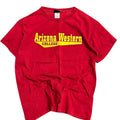Vintage Arizona Western College T Shirt Mens Medium Red School Graphic Tee