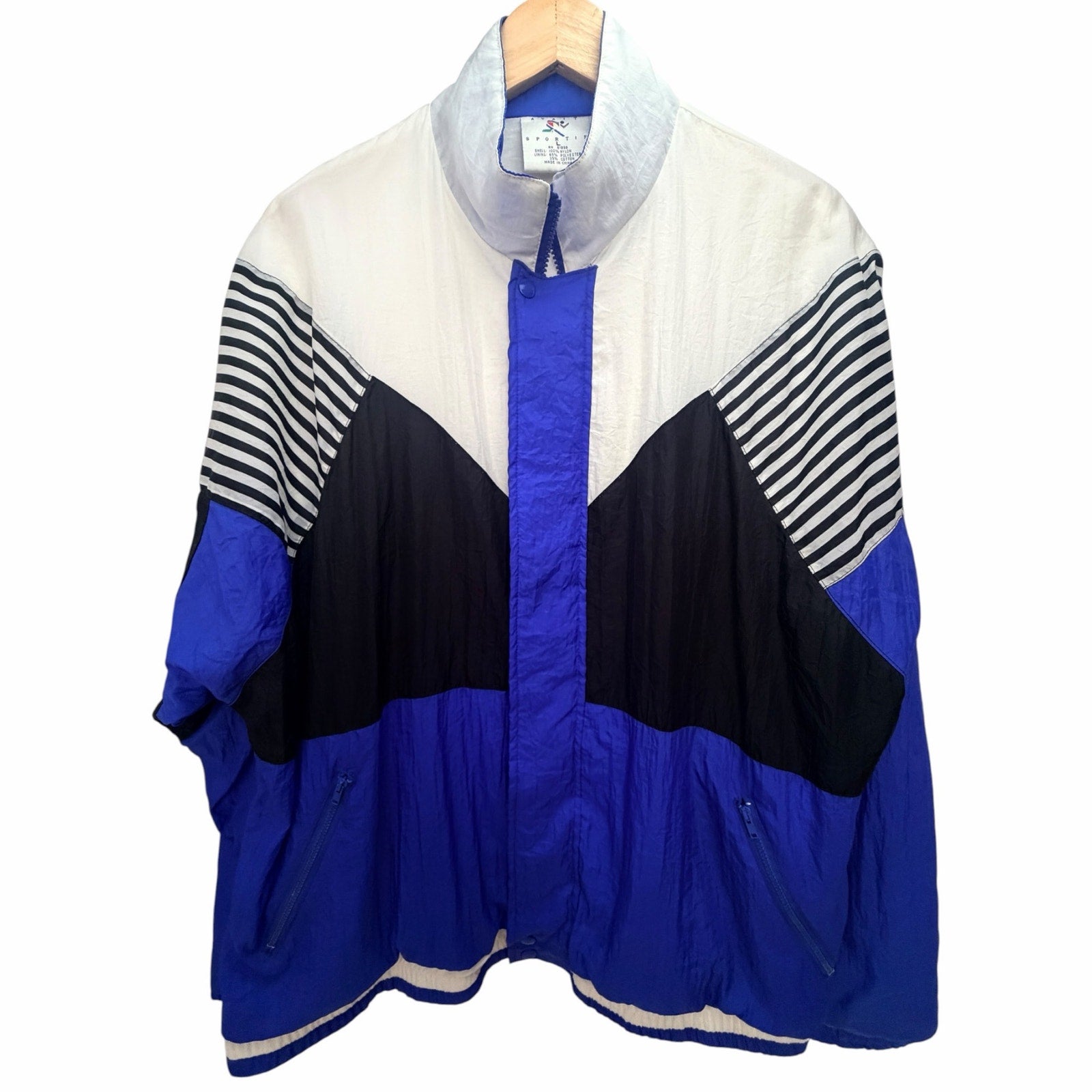 Vintage Avait Sportif Colorblock Windbreaker Men's Large