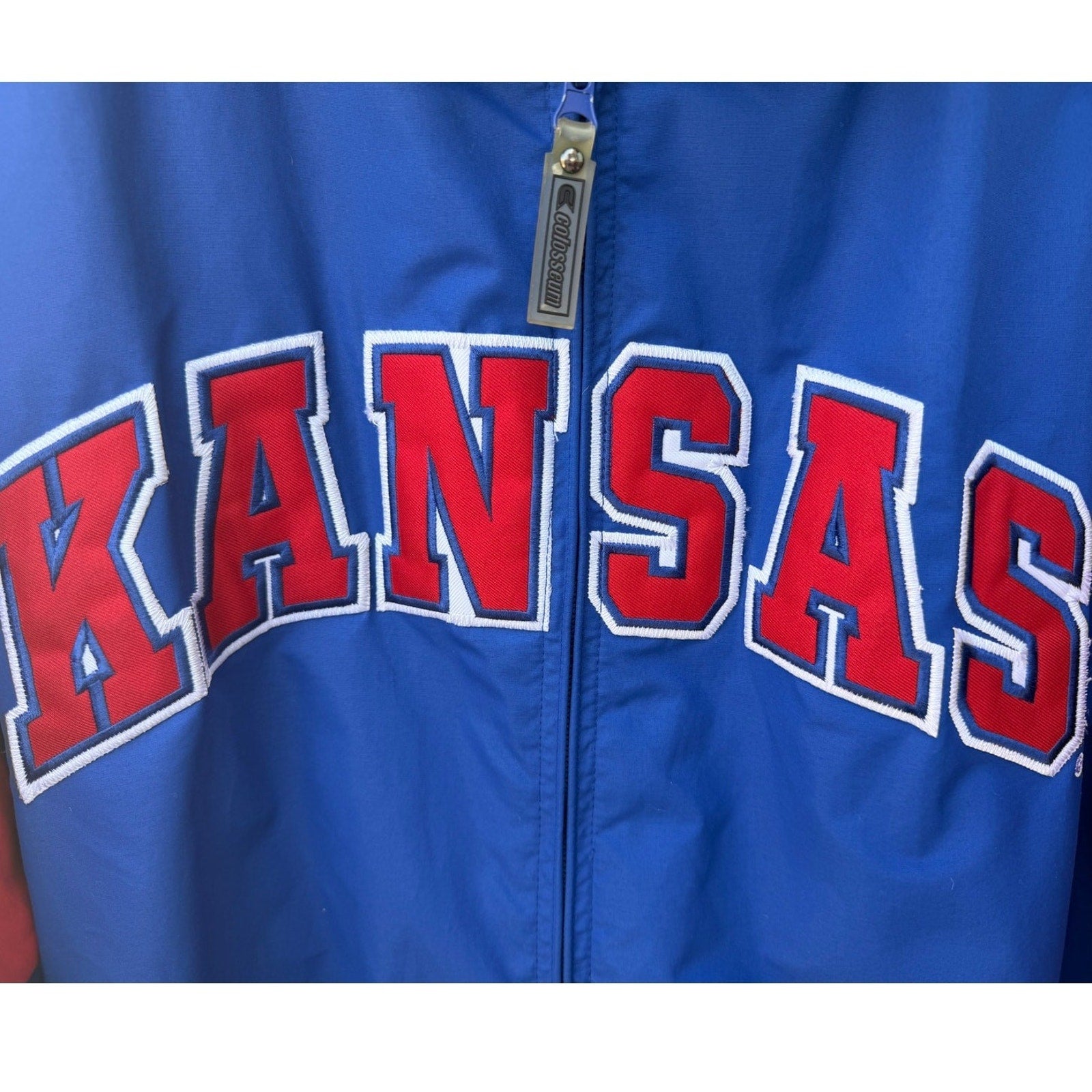 Kansas Jayhawks Full Zip Jacket Mens XL