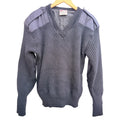 Commando Wool Sweater Mens XL Gray USA Made Military Style Heavyweight Knit