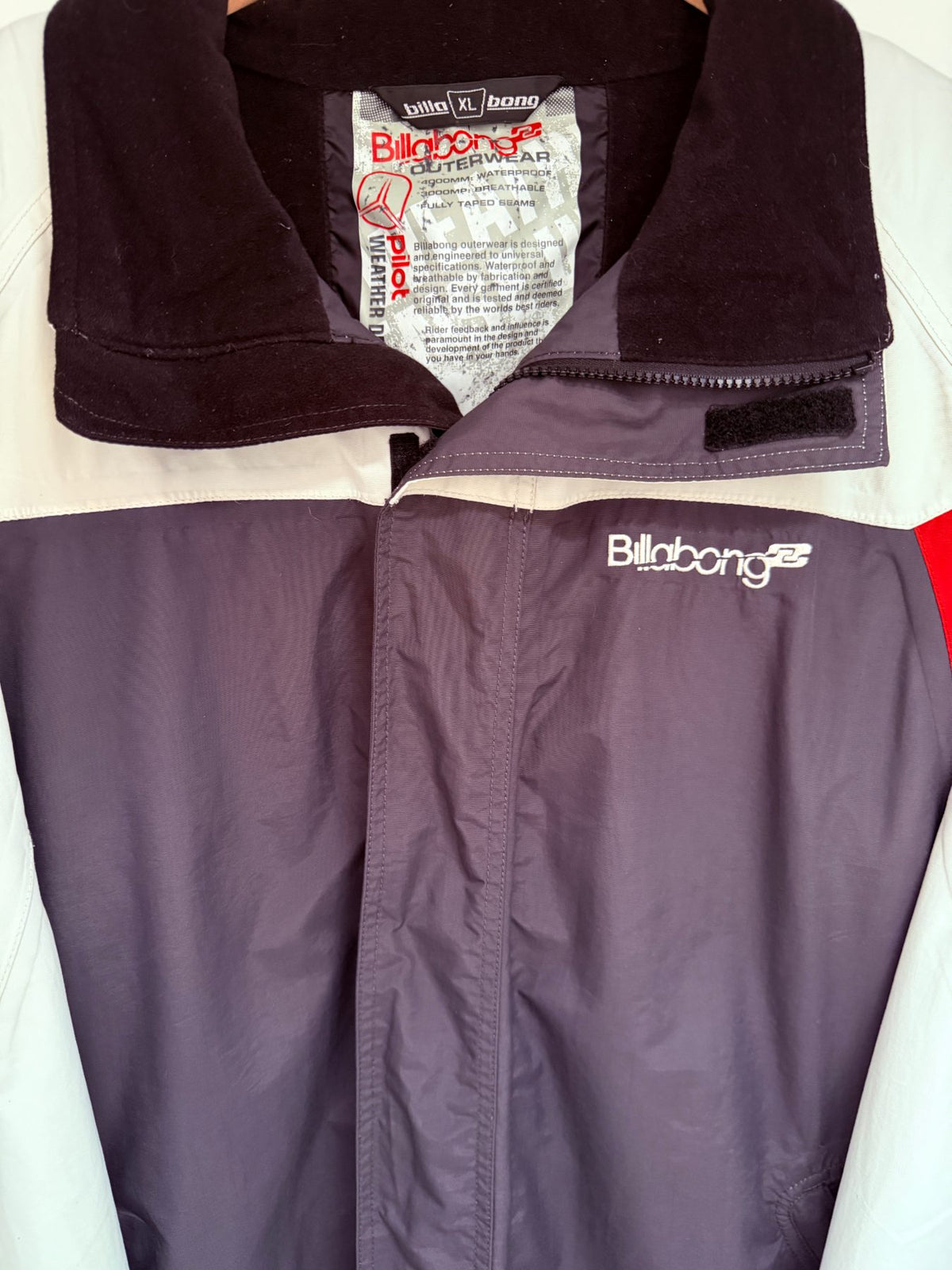 Billabong Men's Purple Pilot Weather Defense Unit Jacket — view 4
