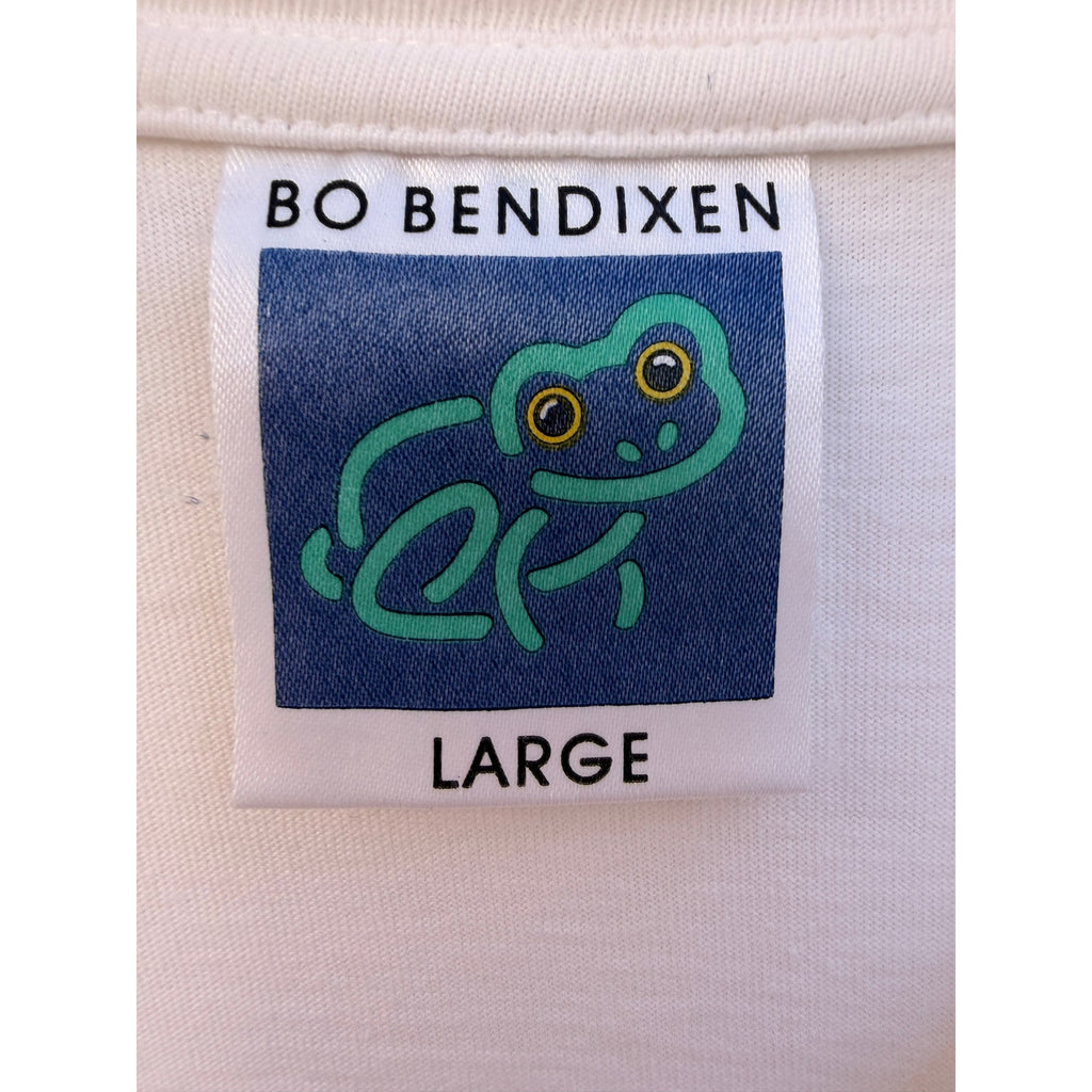 Bo Bendixen Denmark Sailboat Graphic T Shirt Mens Large White Tourist Art Tee