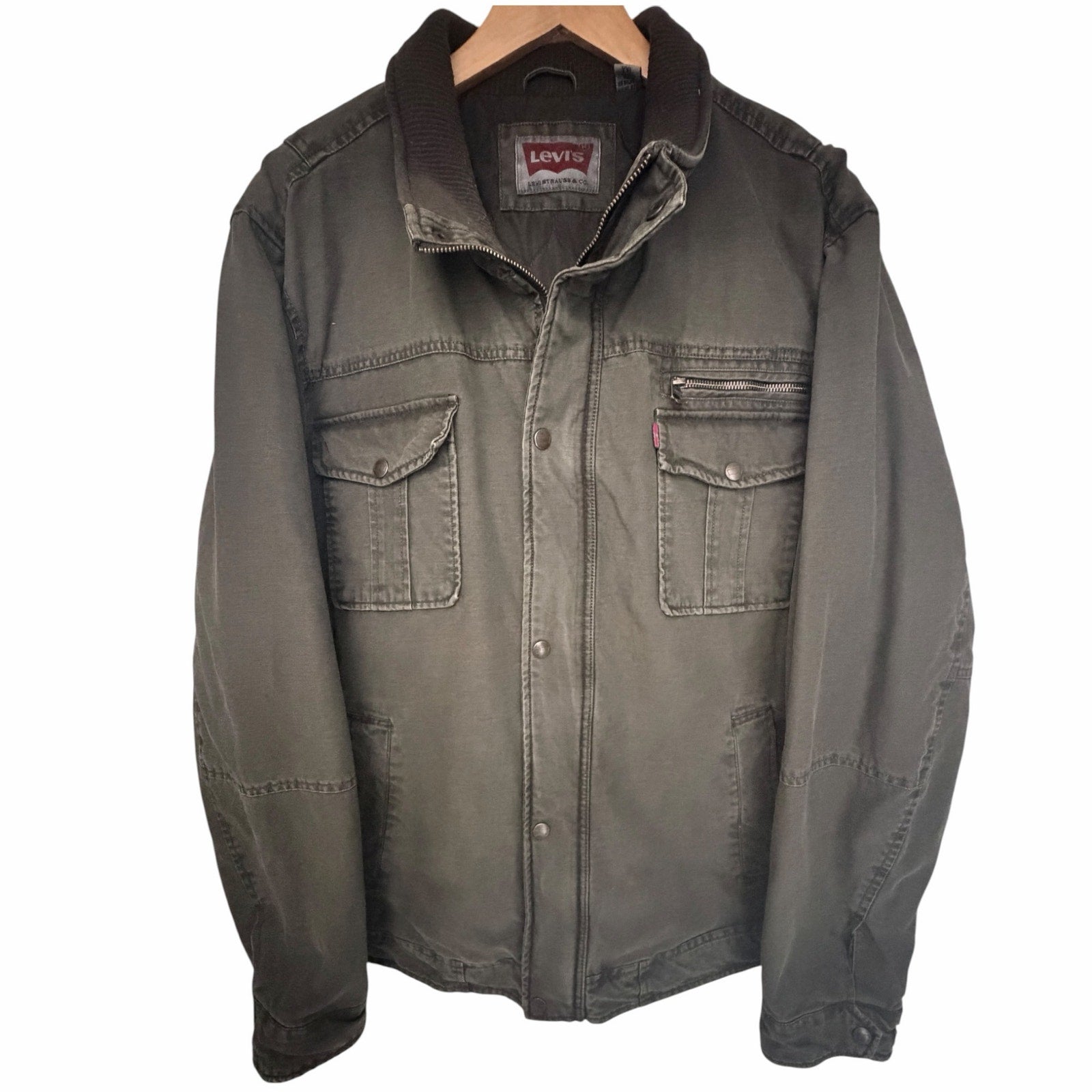 Levi's Olive Utility Jacket Mens XXL