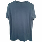 Oakley Blue Gray Striped V Neck T Shirt Mens Medium - product photo 2