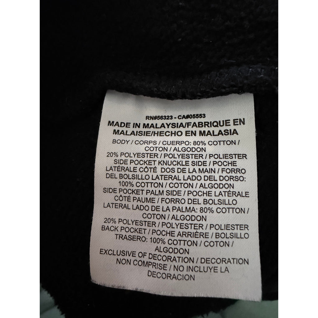 Nike Futura Logo Open Hem Fleece Sweatpants Men's Small Black
