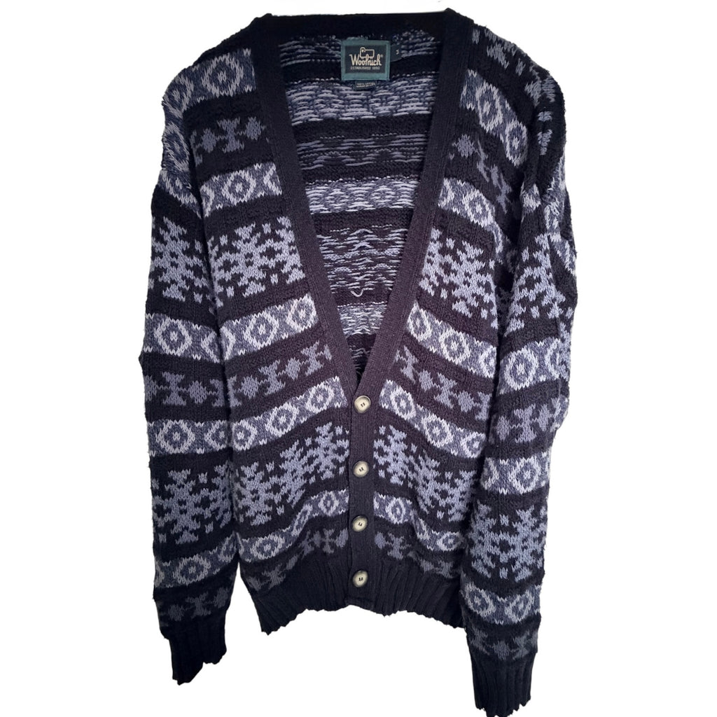 Woolrich Made USA Cotton Cardigan Sweater M