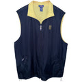 PGA TOUR Men's Blue PGA TOUR Colorblock Quarter-Zip Full-Zip Vest — front view