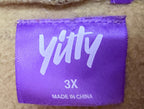 Yitty Women's Yellow Hooded Hoodie — brand label