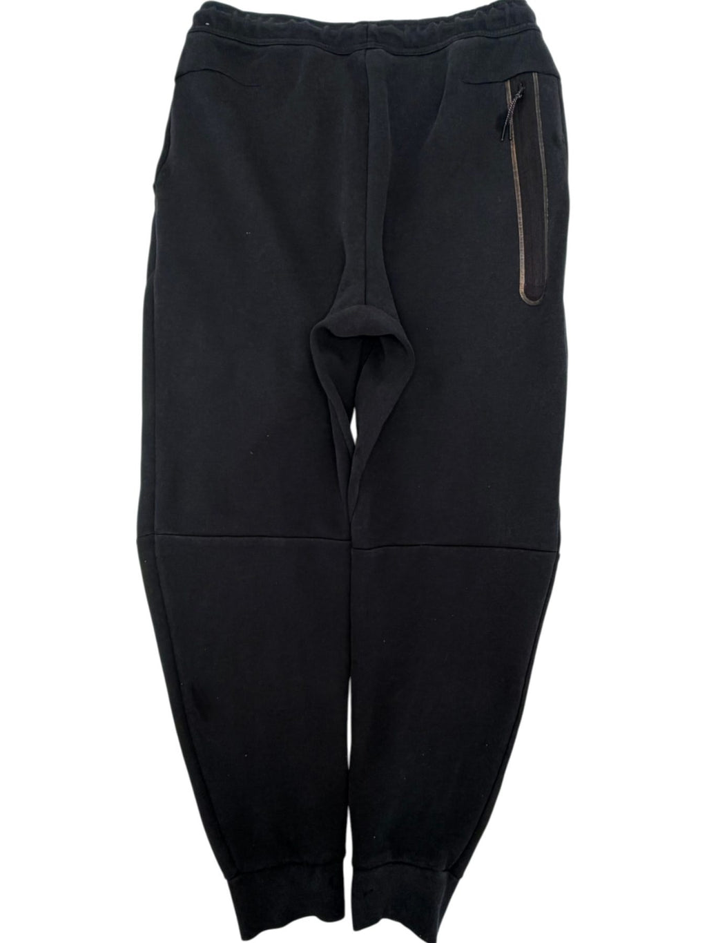 Nike Men's Black Nike Sportswear Tech Fleece Joggers Jogger — back view