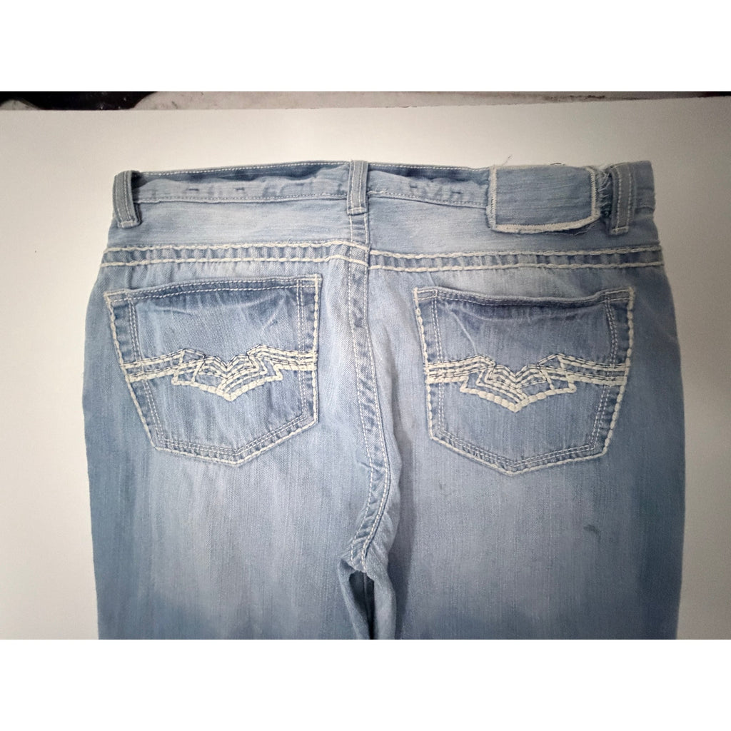 Helix Boot Cut Jeans Men's 36x30 Light Wash