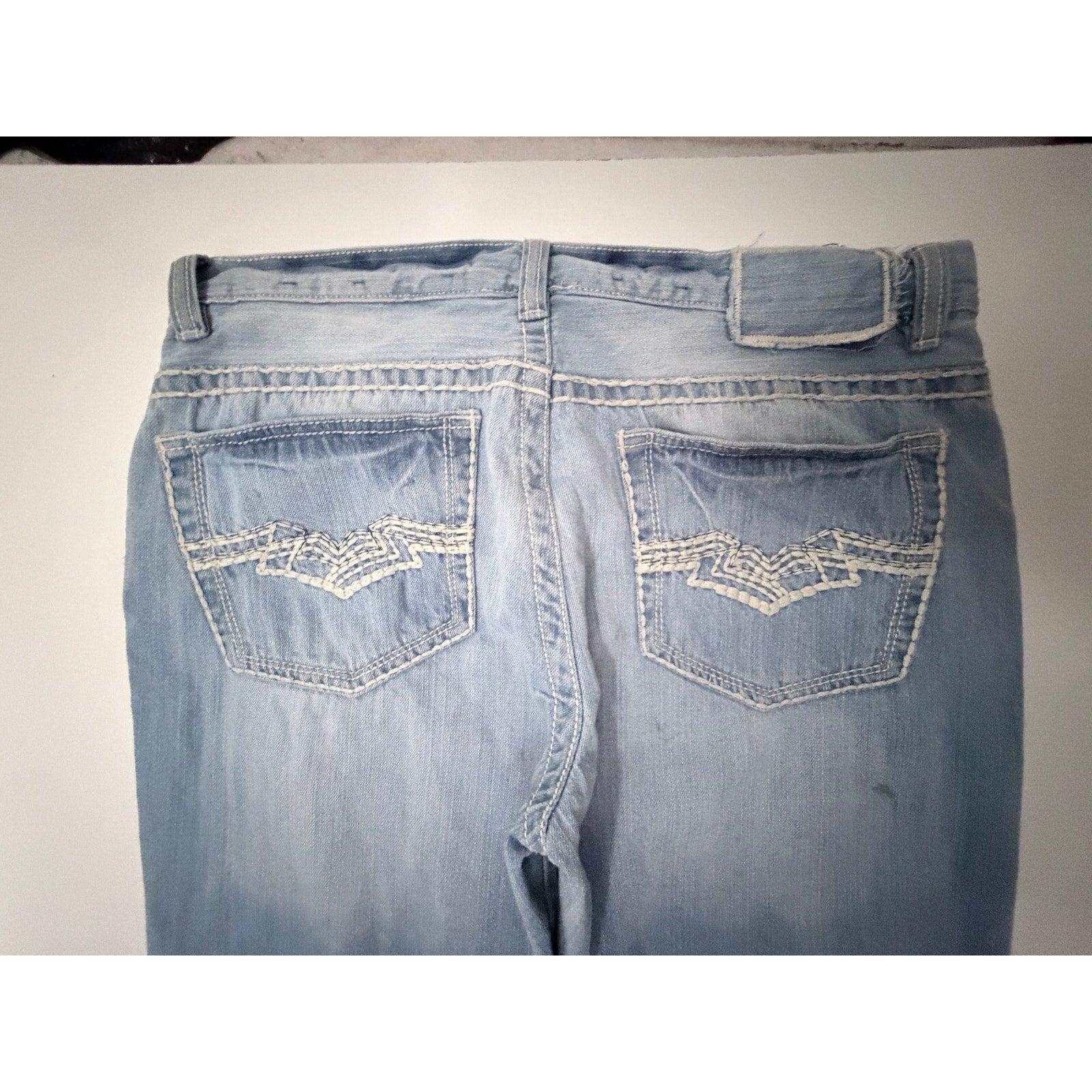 Helix Boot Cut Jeans Men's 36x30 Light Wash