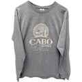 Cabo Wabo Cantina Long Sleeve Shirt Mens Large Gray Cabo San Lucas Graphic Tee