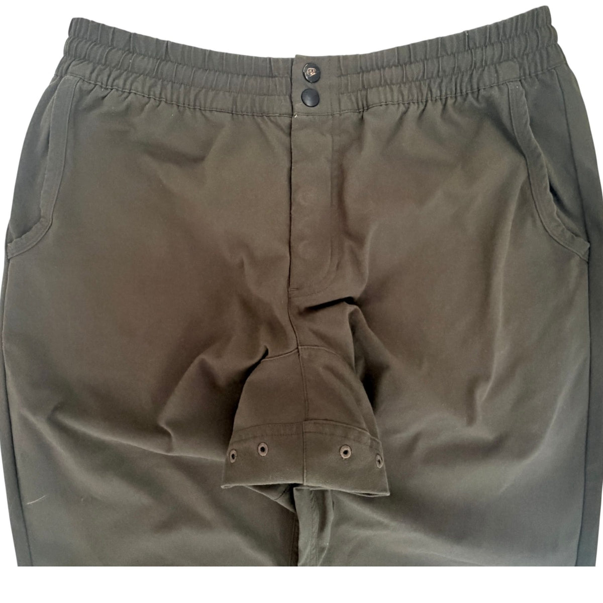 Nike Men's Green Oversized Activewear Pants — view 4