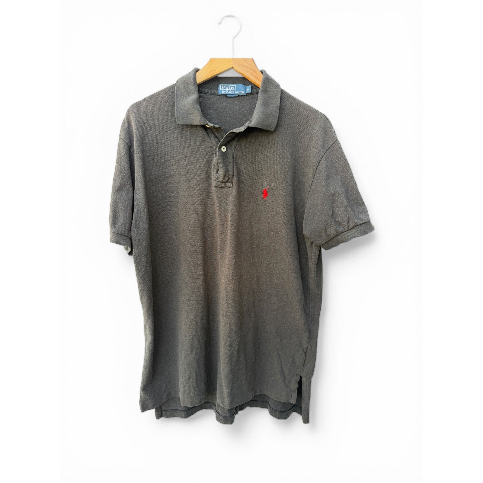 Vintage Polo Ralph Lauren Polo Shirt Mens Large Black 90s Pony Logo Classic