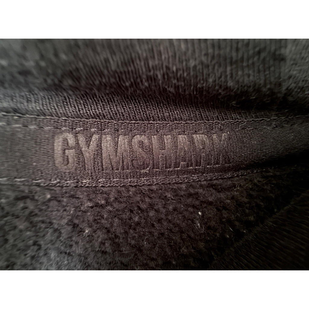 Gymshark Pullover Hoodie Mens Large Black Athletic Training Sweatshirt