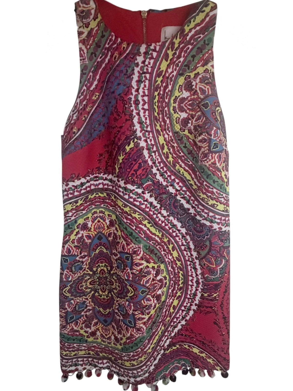 Nicole Miller New York Women's Red Dress — front view