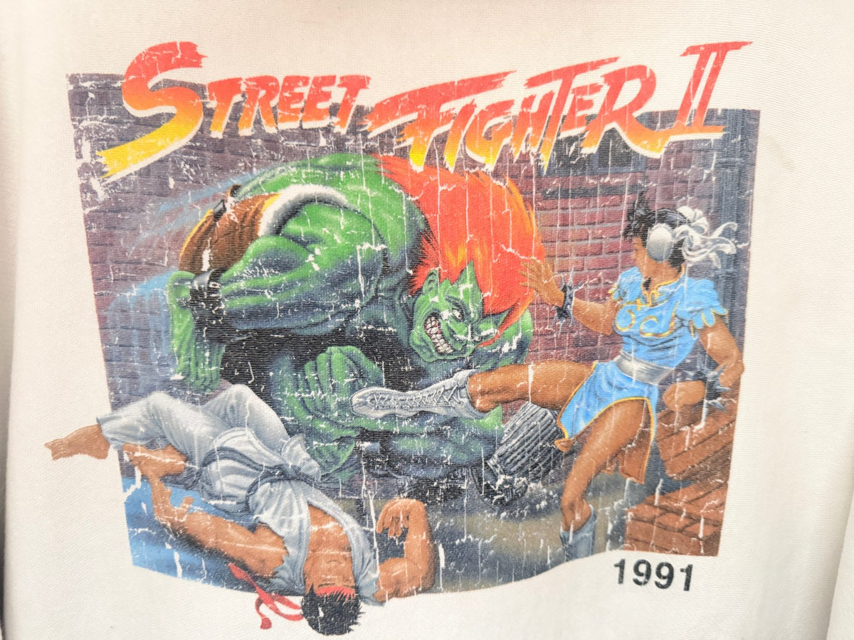 Milltex Men's Off-White Street Fighter II Hoodie — view 4