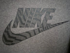 Nike Men's Gray Full-Zip Fleece Oversized Hoodie — view 4