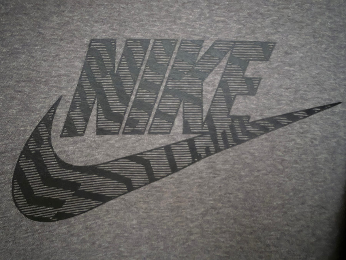 Nike Men's Gray Full-Zip Fleece Oversized Hoodie — view 4