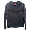 Nike Full Zip Hoodie Womens Large Black Tech Fleece Style Athletic Jacket