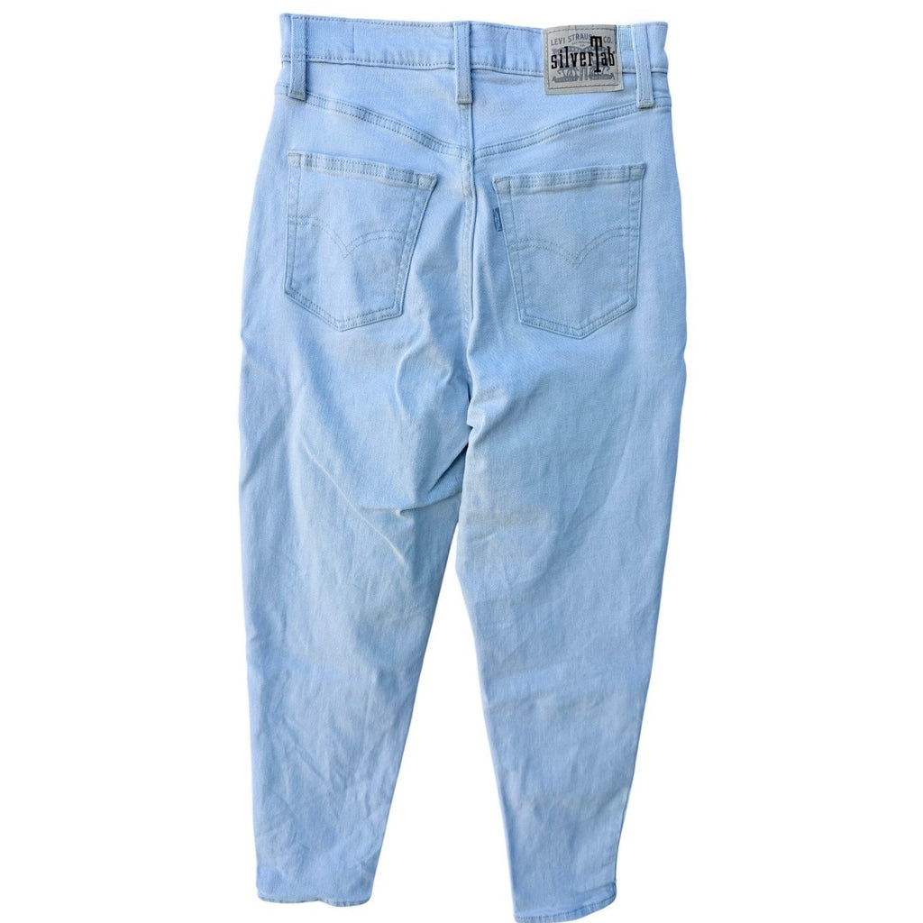 Levi Strauss SilverTab Mom Jeans Womens 27 Light Wash Denim