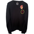 TH!NK GOOD Fresh Men's Black Pullover Sweatshirt Sweatshirt — front view