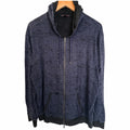 John Varvatos Star USA Mens XXL Blue Full Zip Cowl Hoodie