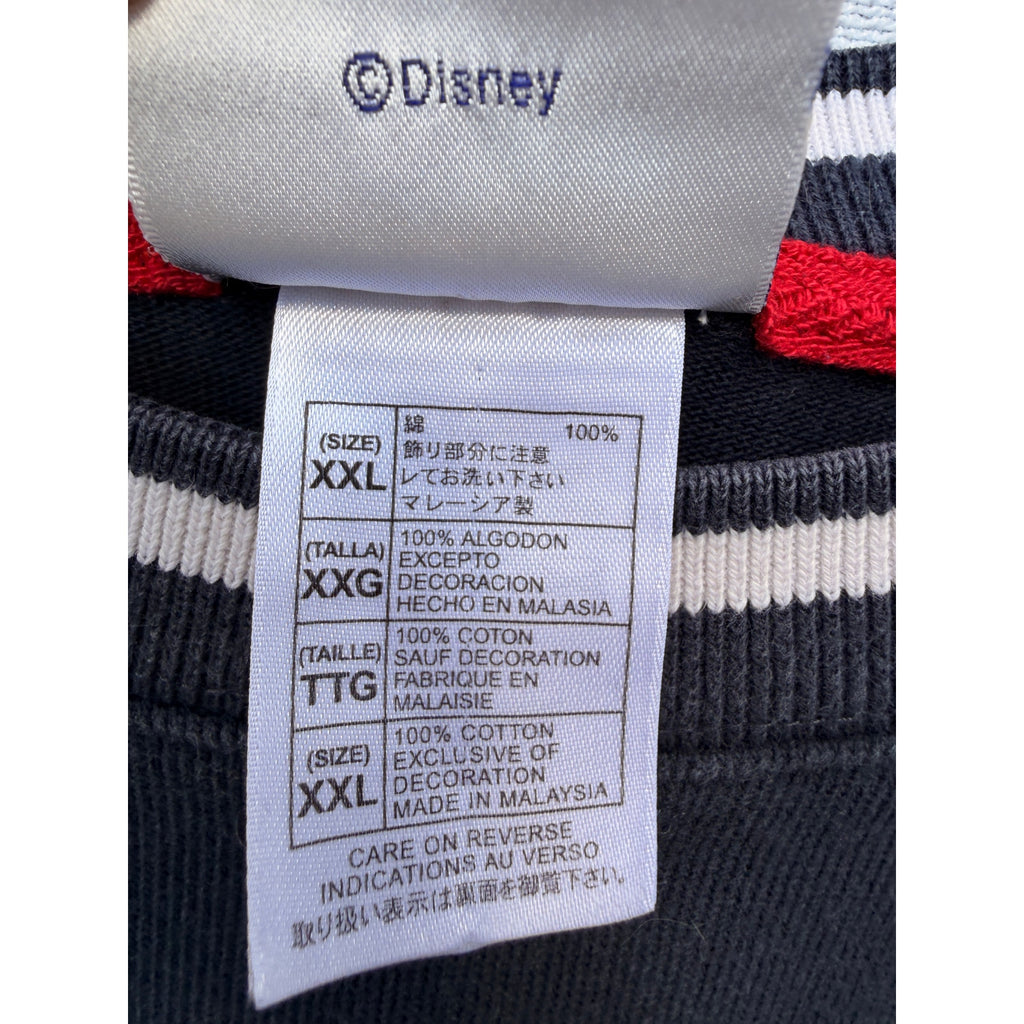 Disneyland Resort Mickey Mouse Long Sleeve Shirt Mens XXL Blue Graphic