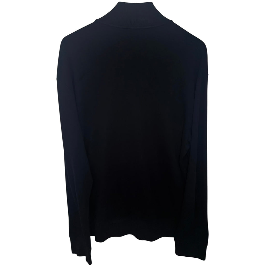 Polo Men's Navy Blue Colorblock Full-Zip Windbreaker Jacket — back view