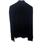 Polo Men's Navy Blue Colorblock Full-Zip Windbreaker Jacket — back view
