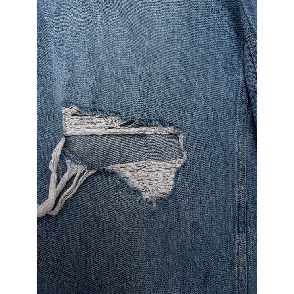 Hollister Jeans Womens 6S W26 Low Rise Baggy Distressed Denim