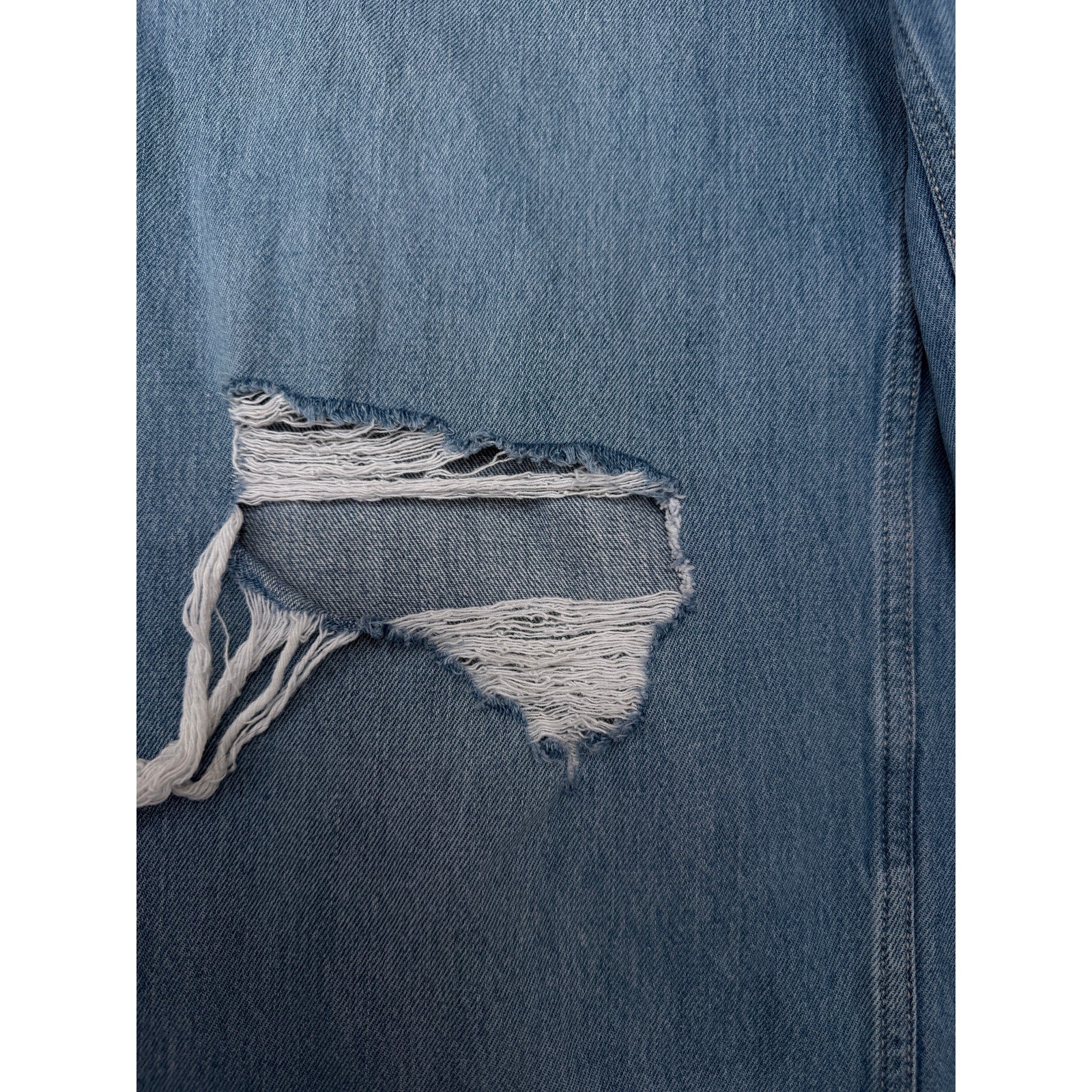 Hollister Jeans Womens 6S W26 Low Rise Baggy Distressed Denim