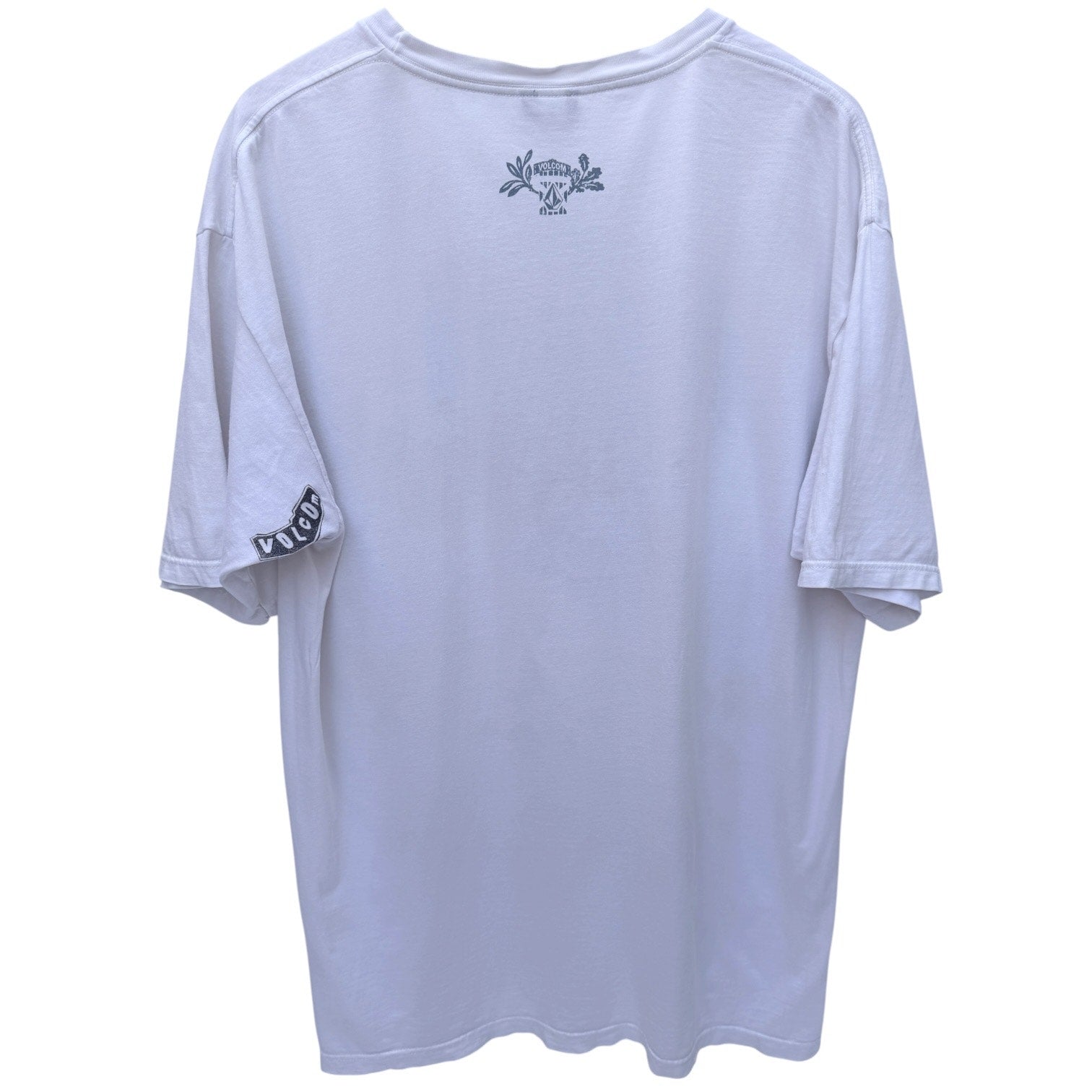 Volcom Graphic T Shirt Mens Medium White Skate Surf Logo Tee