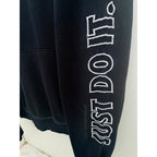 Nike Sportswear Just Do It Pullover Hoodie Mens M Black DD6218-010