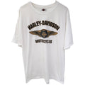 Harley Davidson Wisconsin T Shirt Mens XL White 110th Anniversary Graphic Tee