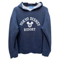 Tokyo Disney Resort Hoodie Mens XL Blue Mickey Graphic Pullover Sweatshirt Japan