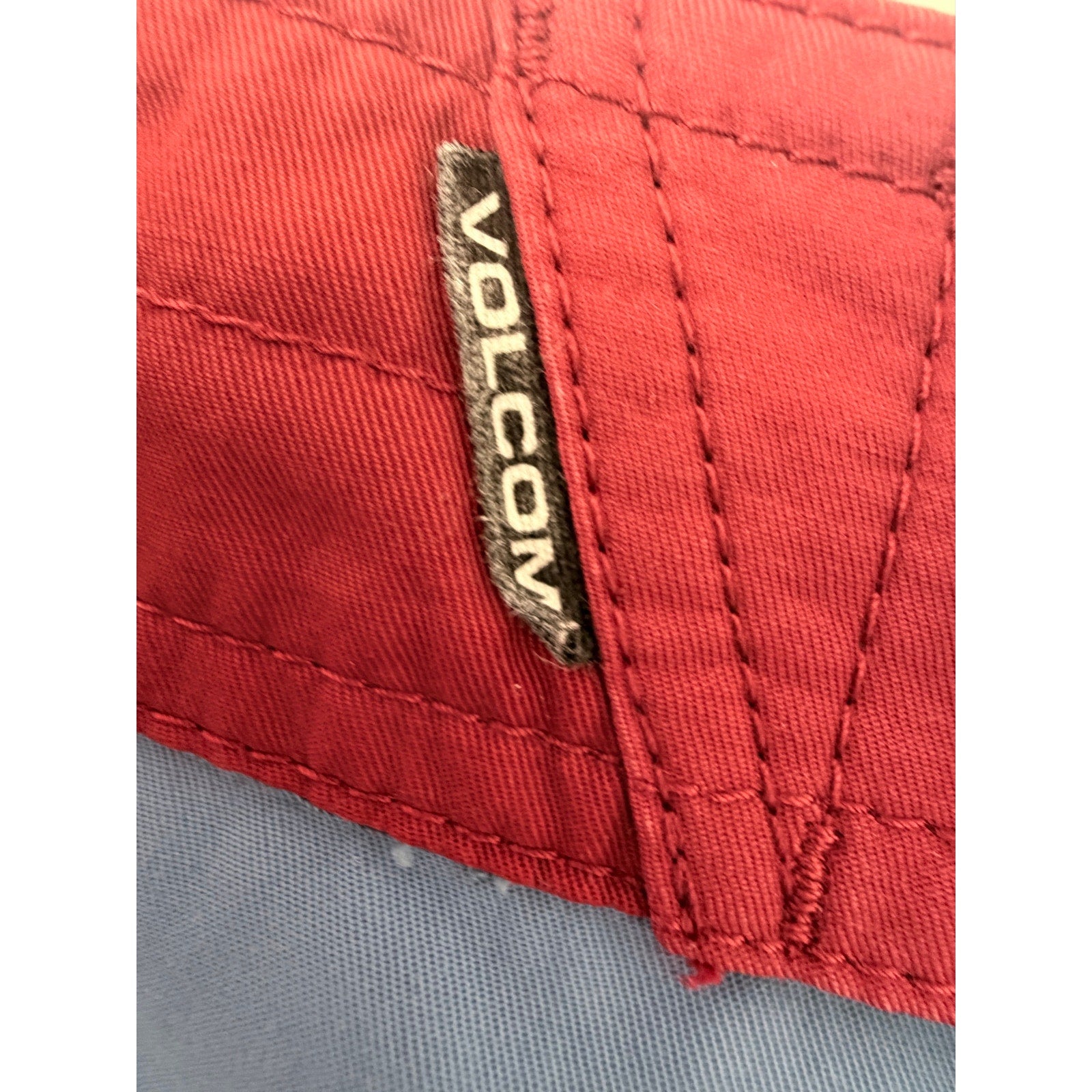 Volcom Board Shorts Mens 31 Blue Red Surf Swim Trunks