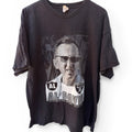 Oakland Raiders Al Davis Just Win Baby T Shirt Mens XL Black Vintage NFL
