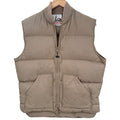 Walls Blizzard Pruf Down Puffer Vest Mens 44 Regular Beige USA Made Vintage