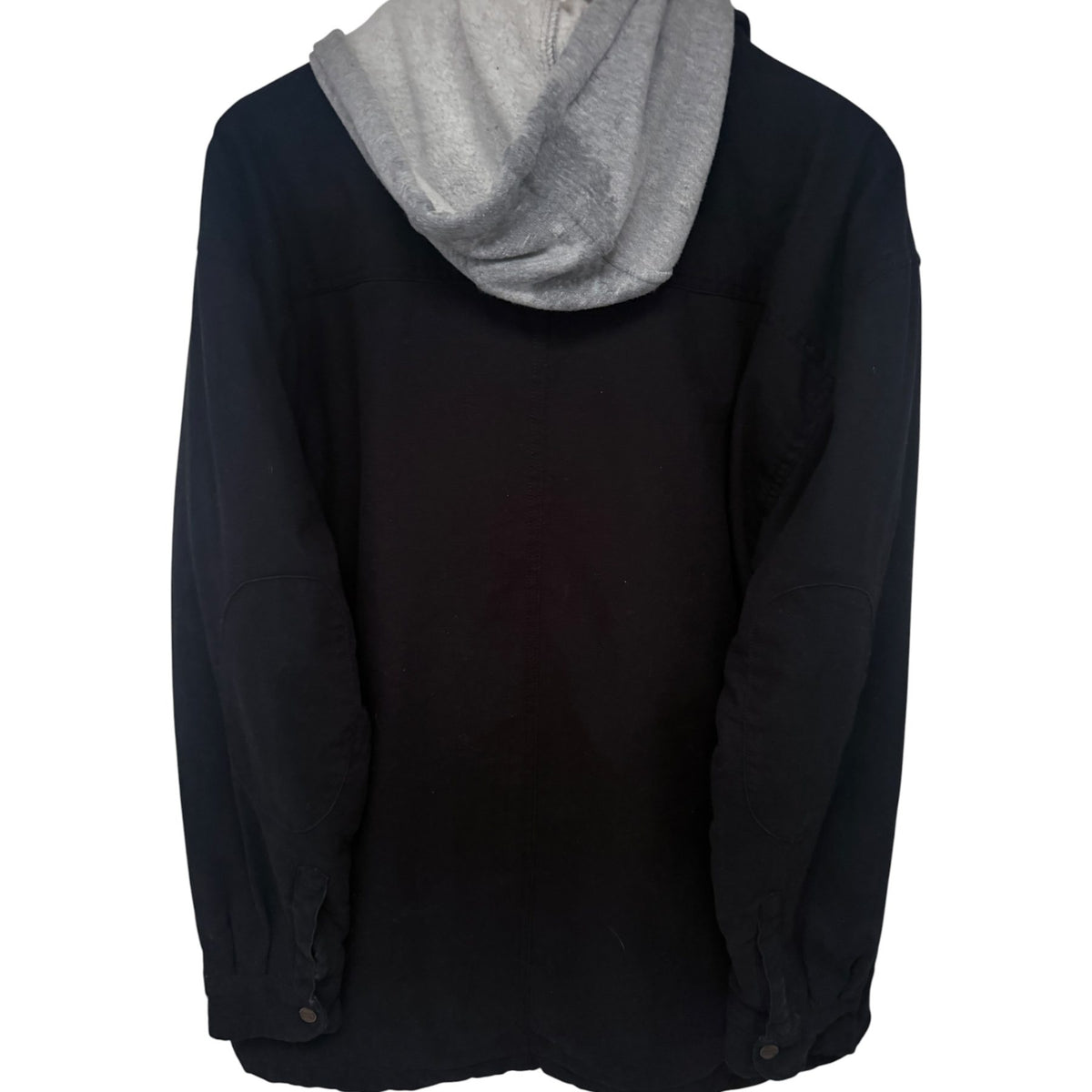 Dickies Men's Black Full-Zip Hooded Jacket — back view