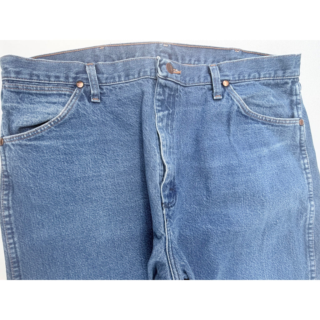 Wrangler Relaxed Fit Jeans Mens 38x30 Blue Western Denim Pants
