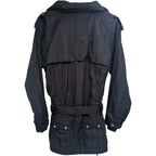 Oakley Men's Black Baggy Fit Coat — back view
