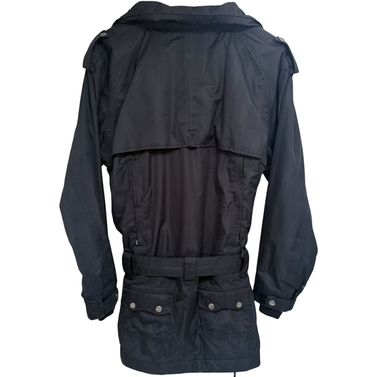 Oakley Men's Black Baggy Fit Coat — back view