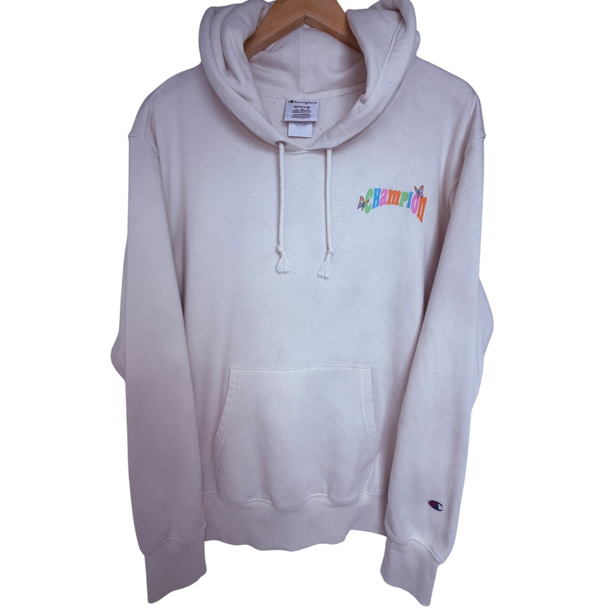 Champion Women's Be Kind Earth Graphic Hoodie Medium White product image