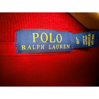Polo Ralph Lauren Men's Red Quarter-Zip Sweater Large detail image 3
