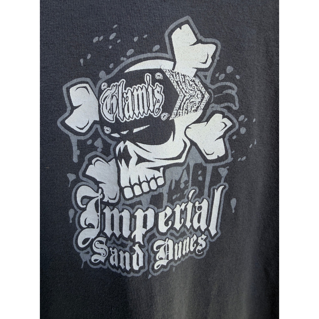 Imperial Sand Dunes T Shirt Mens XL Black Off Road Motocross Desert Graphic Tee