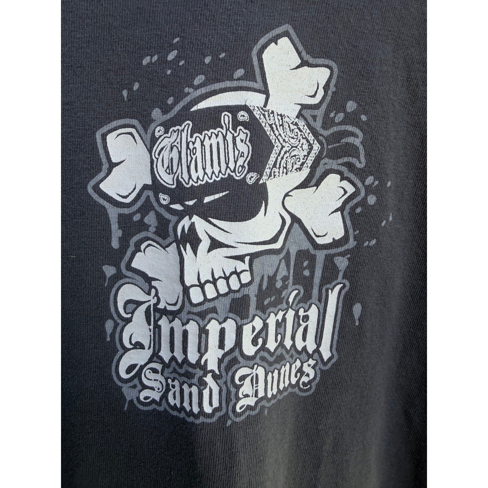 Imperial Sand Dunes T Shirt Mens XL Black Off Road Motocross Desert Graphic Tee