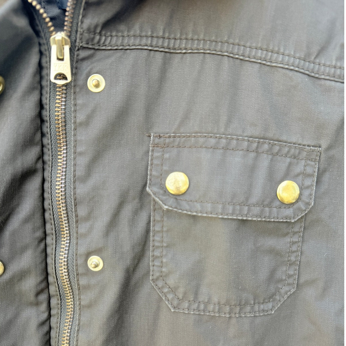 J Crew Womens Small Olive Green Utility Jacket Military Field Cotton
