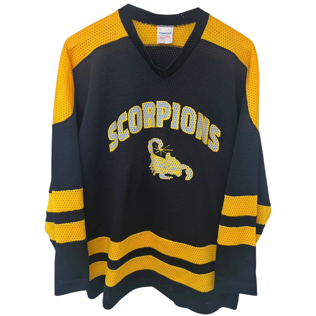 Teamwork's Men's Black Scorpions #22 Hockey Jersey — front view