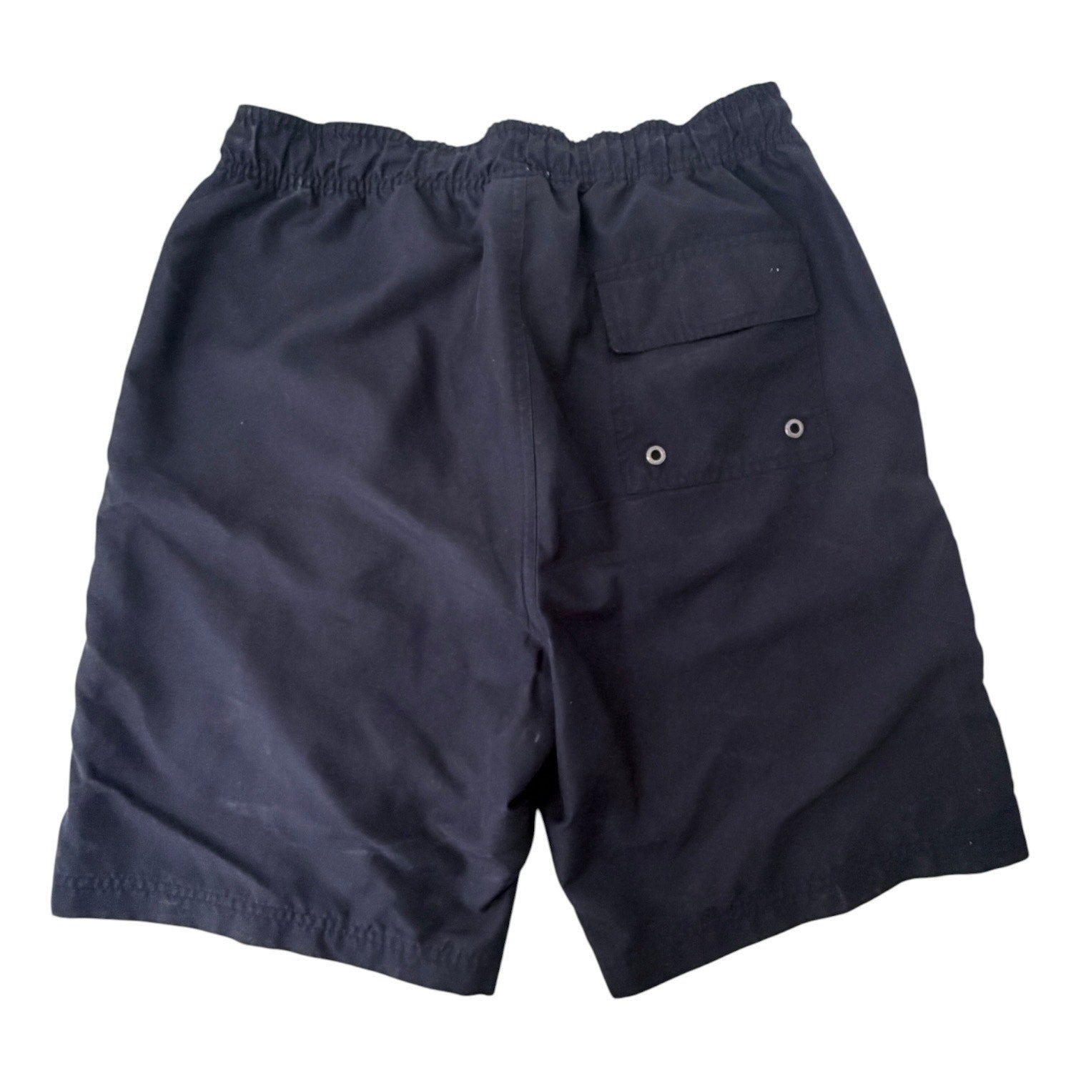 U.S. Polo Assn Swim Trunks Mens Small Navy Blue Lined Board Shorts Drawstring